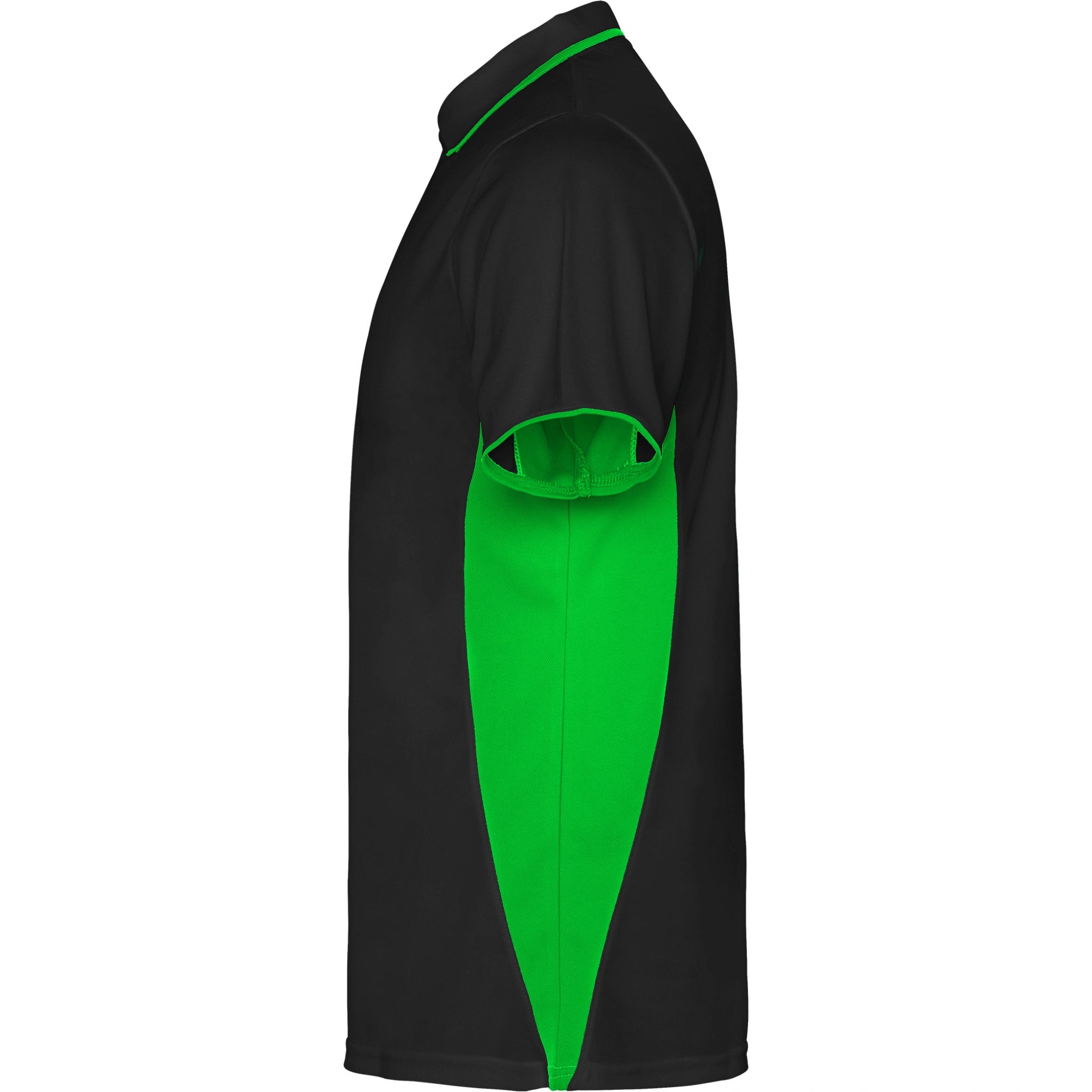 Polo Desportivo para Homem Pro Mont Preto e Verde Lima Polo Desportivo para Homem Pro Mont Preto e Verde Lima